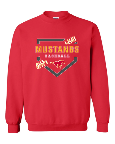 Abraham Lincoln Mustangs Baseball #2 Men's Sweatshirt