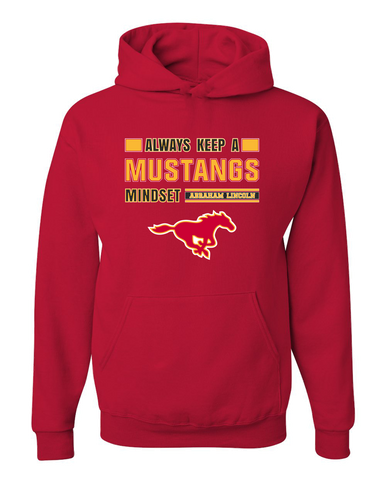 Abraham Lincoln Mustangs Mindset Men's Premium Hoodie