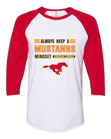 Abraham Lincoln Mustangs Mindset Men's Baseball T-Shirt