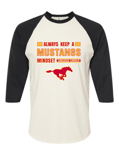 Abraham Lincoln Mustangs Mindset Women's Baseball T-Shirt
