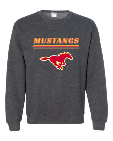 Abraham Lincoln Mustangs Mascot #8 Men's Sweatshirt