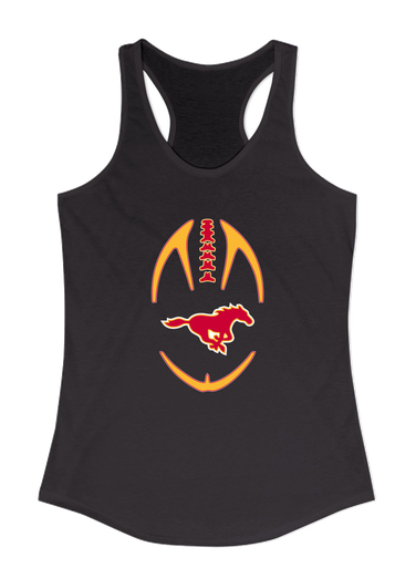 Abraham Lincoln Mustangs Football #4 Women's Tank Top