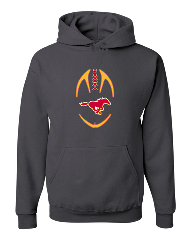 Abraham Lincoln Mustangs Football #4 Men's Premium Hoodie