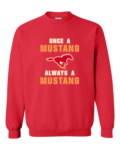 Abraham Lincoln Mustangs Once A Men's Sweatshirt