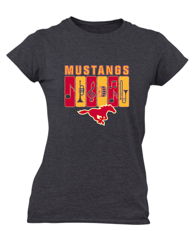 Abraham Lincoln Mustangs Band # 2 Women's Premium SS T-Shirt