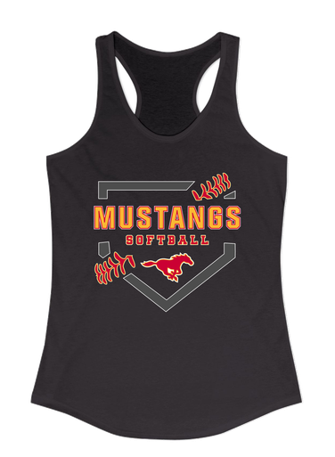 Abraham Lincoln Mustangs Softball #2 Women's Tank Top