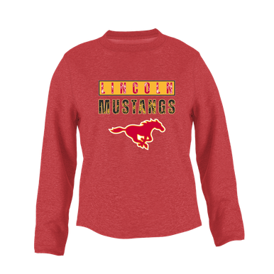 Abraham Lincoln Mustangs Mascot #9 Women's Sweatshirt