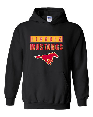 Abraham Lincoln Mustangs Mascot #9 Men's Hoodie
