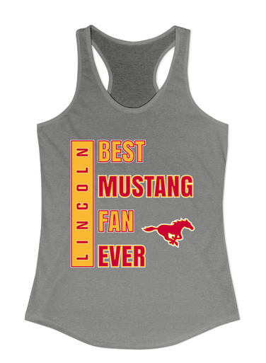 Abraham Lincoln Mustangs Best Mustang Fan Women's Tank Top