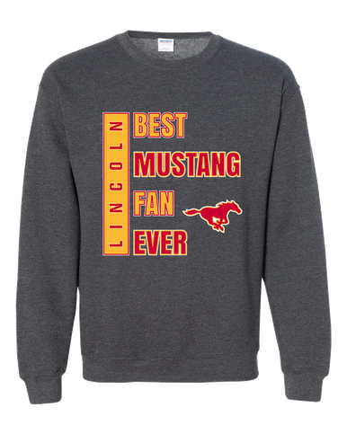 Abraham Lincoln Mustangs Best Mustang Fan Men's Sweatshirt