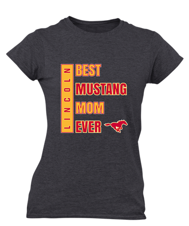 Abraham Lincoln Mustangs Best Mustang Mom Women's SS T-Shirt