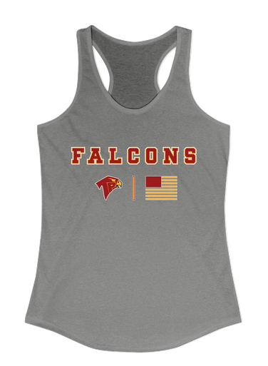 Torrey Pines Falcons Team Colors Flag Women's Tank Top