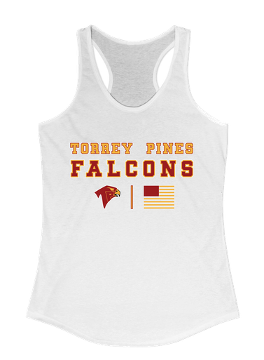 Torrey Pines Falcons Spirit Flag Women's Tank Top