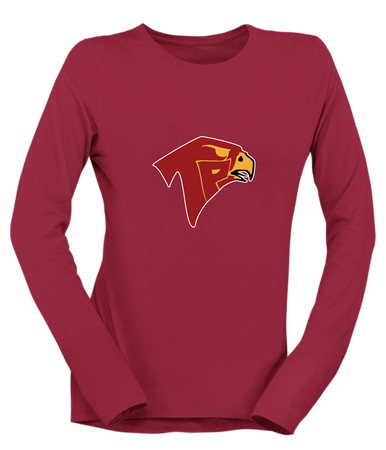 Torrey Pines Falcons Mascot #1 Women's Premium LS T-Shirt