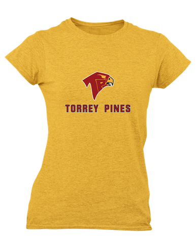 Torrey Pines Falcons Mascot #2 Women's Premium SS T-Shirt