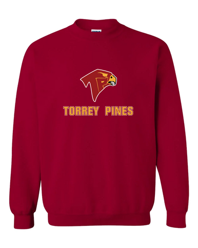 Torrey Pines Falcons Mascot #2 Men's Sweatshirt