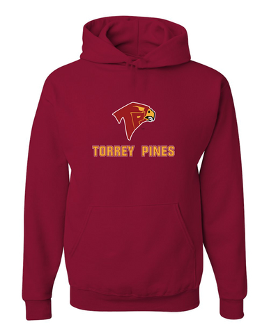 Torrey Pines Falcons Mascot #2 Men's Premium Hoodie