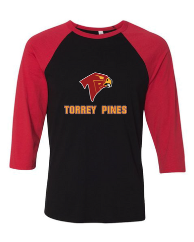 Torrey Pines Falcons Mascot #2 Men's Baseball T-Shirt