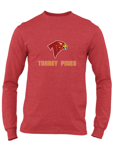 Torrey Pines Falcons Mascot #2 Men's Premium LS T-Shirt