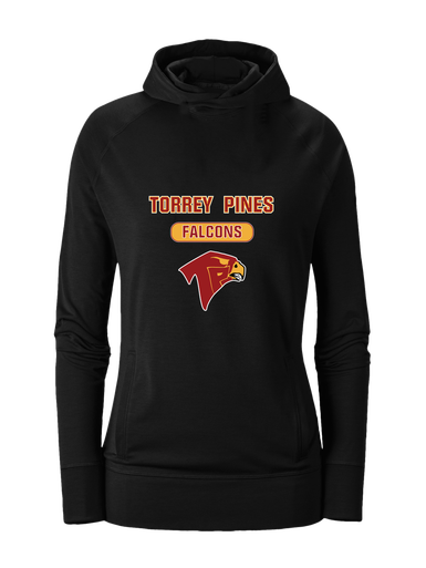 Torrey Pines Falcons Mascot #3 Women's Hoodie