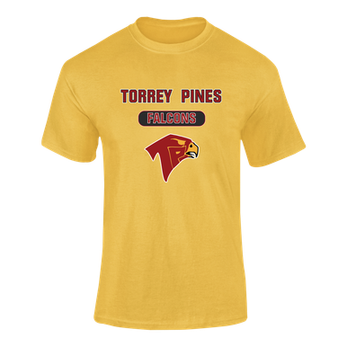 Torrey Pines Falcons Mascot #3 Men's Premium SS T-Shirt