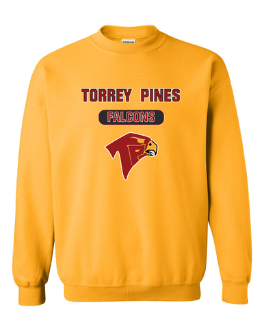 Torrey Pines Falcons Mascot #3 Men's Sweatshirt