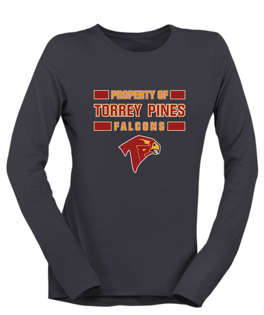 Torrey Pines Falcons Property Of Women's LS T-Shirt