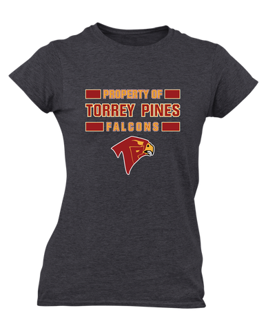 Torrey Pines Falcons Property Of Women's Premium SS T-Shirt