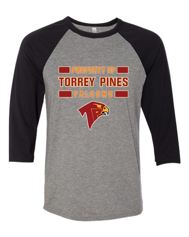 Torrey Pines Falcons Property Of Women's Baseball T-Shirt