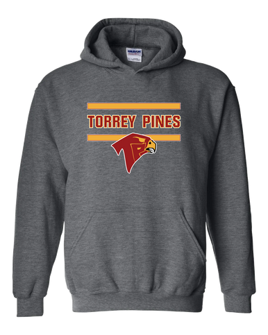 Torrey Pines Falcons Mascot #4 Men's Hoodie
