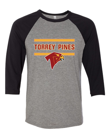 Torrey Pines Falcons Mascot #4 Men's Baseball T-Shirt