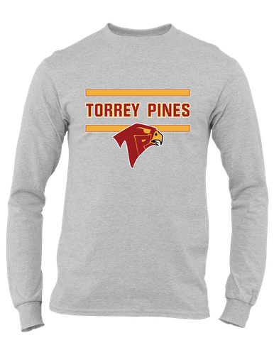 Torrey Pines Falcons Mascot #4 Men's Premium LS T-Shirt