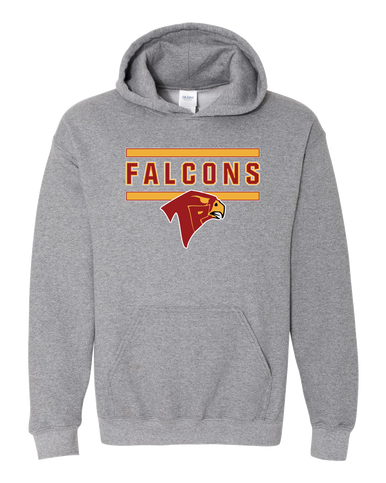 Torrey Pines Falcons Mascot #5 Men's Hoodie
