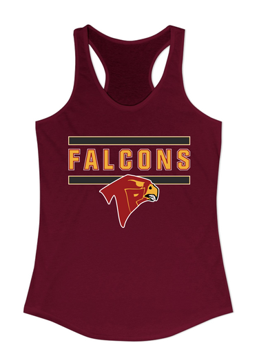 Torrey Pines Falcons Mascot #5 Women's Tank Top