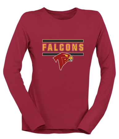 Torrey Pines Falcons Mascot #5 Women's Premium LS T-Shirt