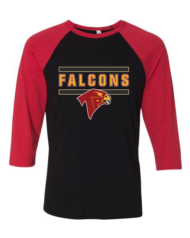 Torrey Pines Falcons Mascot #5 Women's Baseball T-Shirt