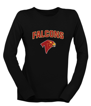 Torrey Pines Falcons Mascot #6 Women's Premium LS T-Shirt