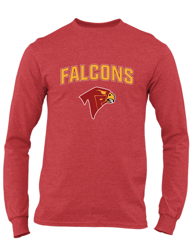 Torrey Pines Falcons Mascot #6 Men's Premium LS T-Shirt