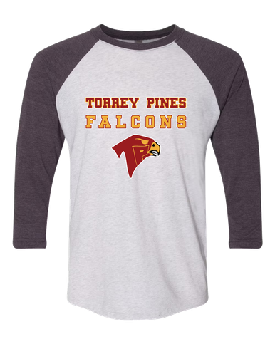 Torrey Pines Falcons Spirit Women's Baseball T-Shirt