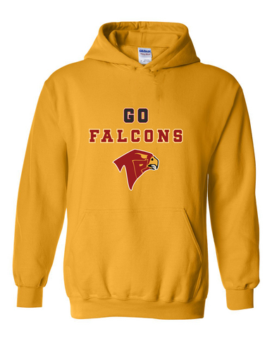 Torrey Pines Falcons Go Team Men's Hoodie