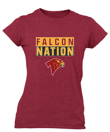 Torrey Pines Falcons Nation #1 Women's SS T-Shirt