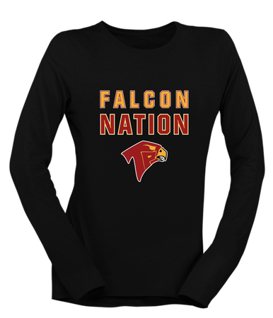 Torrey Pines Falcons Nation #2 Women's LS T-Shirt