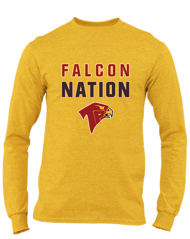 Torrey Pines Falcons Nation #2 Men's LS T-Shirt
