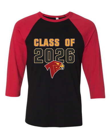 Torrey Pines Falcons Class of 2026 Women's Baseball T-Shirt