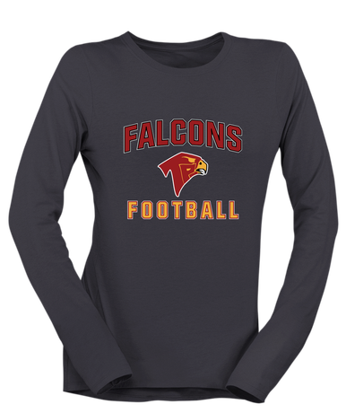 Torrey Pines Falcons Football #1 Women's LS T-Shirt
