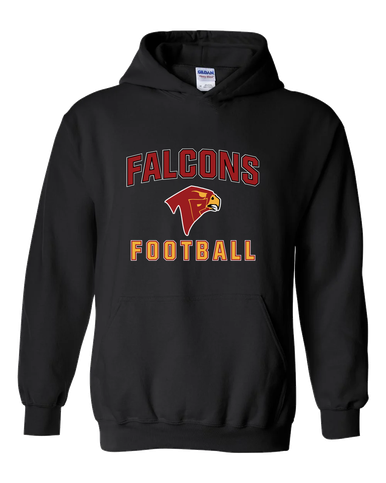 Torrey Pines Falcons Football #1 Men's Hoodie
