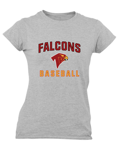Torrey Pines Falcons Baseball #1 Women's SS T-Shirt