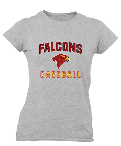 Torrey Pines Falcons Baseball #1 Women's Premium SS T-Shirt