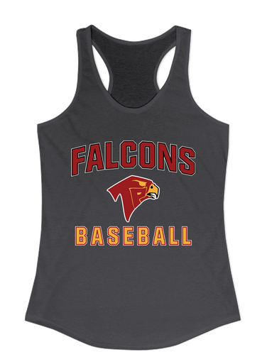 Torrey Pines Falcons Baseball #1 Women's Tank Top
