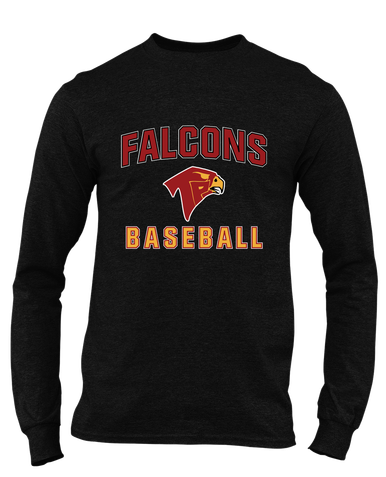 Torrey Pines Falcons Baseball #1 Men's Premium LS T-Shirt